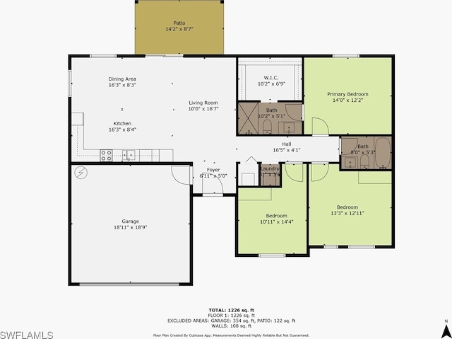 3006 72nd St W, Lehigh Acres, FL 33971 - view of floor plan / room layout