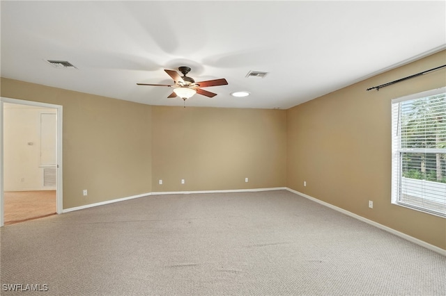 10043 Winding River Rd, Punta Gorda, FL 33950 - carpeted empty room featuring ceiling fan and baseboards
