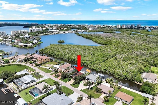 4911 Esplanade St, Bonita Springs, FL 34134 - aerial view of a large body of water