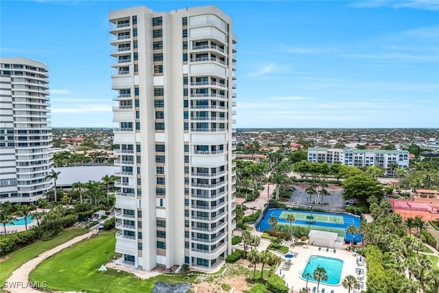 300 S Collier Blvd Unit 303, Marco Island, FL 34145 - view of apartment building / complex with a view of city