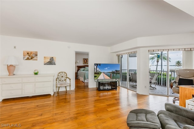 991 N Barfield Dr Unit 101, Marco Island, FL 34145 - living area with light wood finished floors