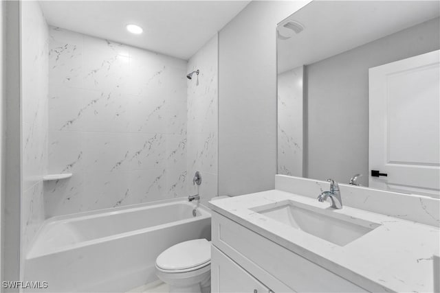 1702 Nelson Rd N, Cape Coral, FL 33993 - full bath featuring vanity and tub / shower combination