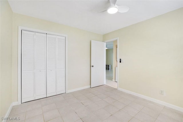 527 Goodland Drive W, Goodland, FL 34140 - unfurnished bedroom featuring a closet and ceiling fan
