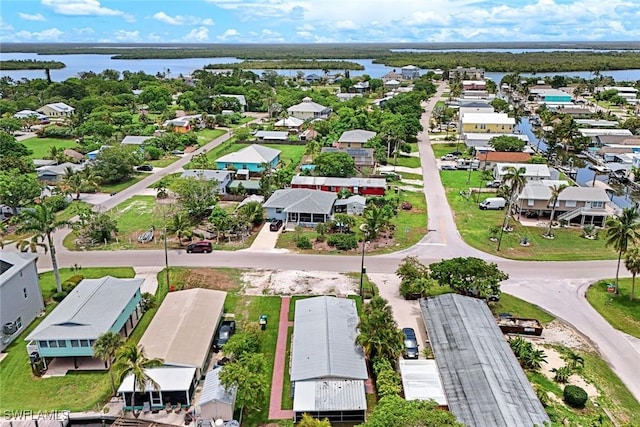 527 Goodland Drive W, Goodland, FL 34140 - aerial perspective of suburban area featuring a nearby body of water