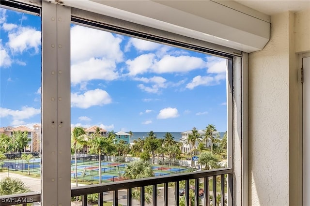 4745 Estero Blvd Unit 302, Fort Myers Beach, FL 33931 - balcony with french doors