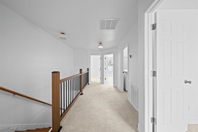 11544 Lake Cypress Loop, Fort Myers, FL 33913 - hall featuring an upstairs landing and light colored carpet