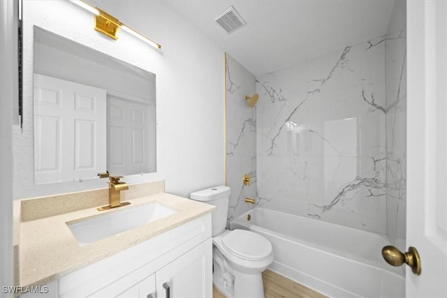 11544 Lake Cypress Loop, Fort Myers, FL 33913 - bathroom with vanity,  shower combination, and wood finished floors
