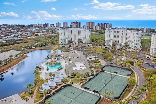 300 Dunes Blvd Unit 404, Naples, FL 34110 - view of urban area featuring a nearby body of water and a pool