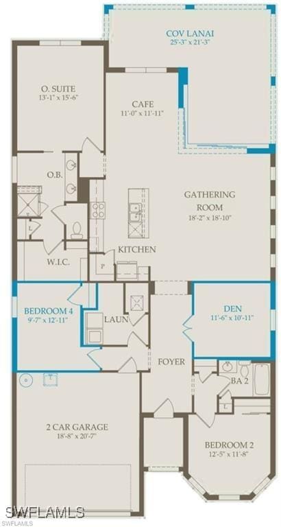 19855 Beverly Park Rd, Estero, FL 33928 - view of room layout