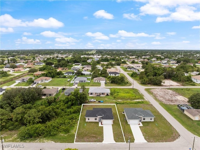3109 11th St W, Lehigh Acres, FL 33971 - aerial view of residential area with property boundaries highlighted