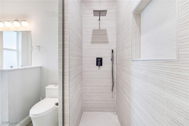 1909 Moore Ave, Lehigh Acres, FL 33972 - full bath featuring a tile shower and toilet