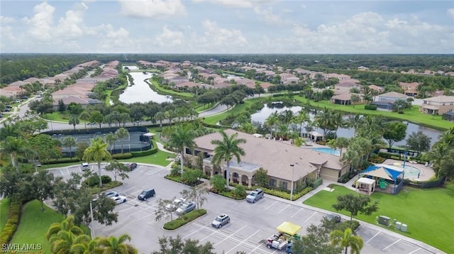 6899 Del Mar Ter, Naples, FL 34105 - aerial view of residential area with a large body of water
