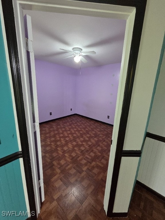 3022 34th St SW, Lehigh Acres, FL 33976 - unfurnished room with a ceiling fan