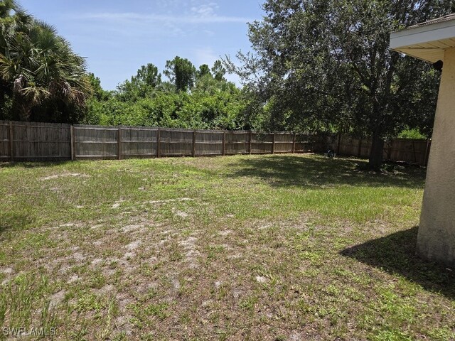 3022 34th St SW, Lehigh Acres, FL 33976 - view of fenced backyard