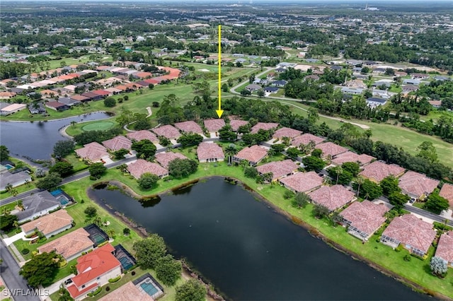 4776 Fairloop Run, Lehigh Acres, FL 33973 - aerial overview of property's location with a nearby body of water, nearby suburban area, and a golf course