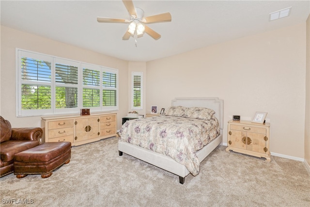 4776 Fairloop Run, Lehigh Acres, FL 33973 - bedroom featuring carpet floors and ceiling fan