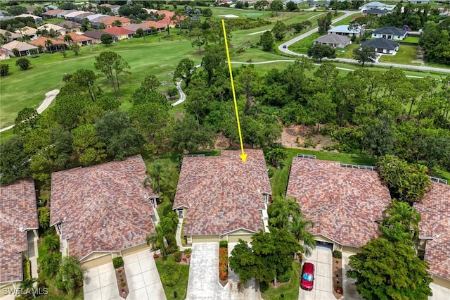 4776 Fairloop Run, Lehigh Acres, FL 33973 - aerial view of residential area featuring a golf club