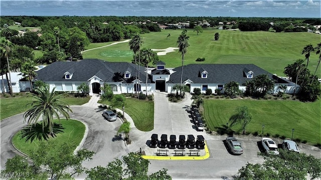 4776 Fairloop Run, Lehigh Acres, FL 33973 - aerial view of property's location featuring a golf club