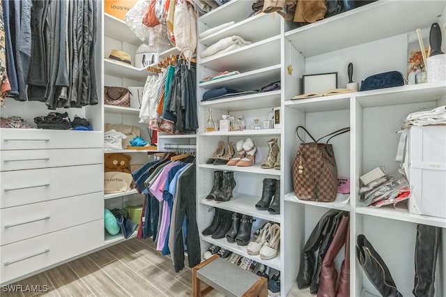 1801 Hagen Ct, Naples, FL 34120 - spacious closet with wood finished floors