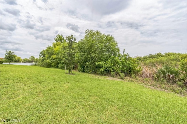 1801 Hagen Ct, Naples, FL 34120 - view of green lawn with a water view