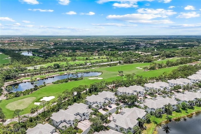 23751 Merano Ct Unit 201, Estero, FL 34134 - aerial view of residential area with a large body of water and a golf course