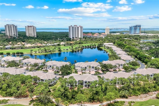 23751 Merano Ct Unit 201, Estero, FL 34134 - aerial perspective of suburban area with a nearby body of water