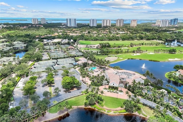 23751 Merano Ct Unit 201, Estero, FL 34134 - view of urban area featuring a nearby body of water and a golf course