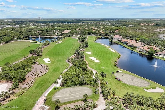23751 Merano Ct Unit 201, Estero, FL 34134 - aerial perspective of suburban area with a large body of water and a golf course