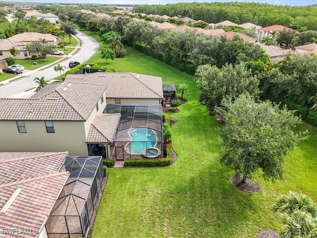 20333 Cypress Shadows Blvd, Estero, FL 33928 - aerial view of residential area with a pool