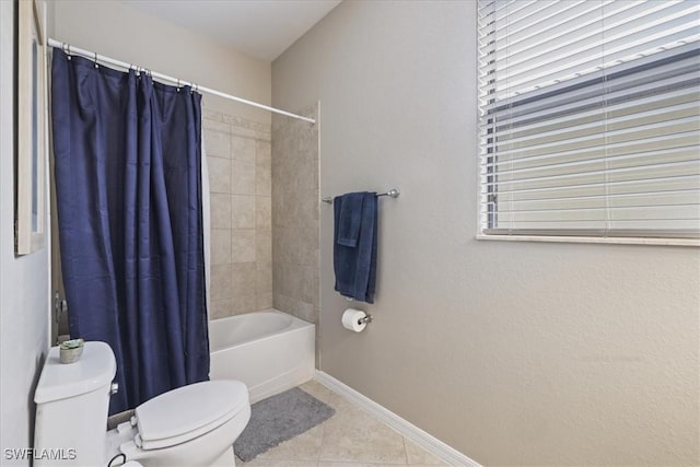 20333 Cypress Shadows Blvd, Estero, FL 33928 - full bathroom featuring tile patterned floors and shower / bathtub combination with curtain