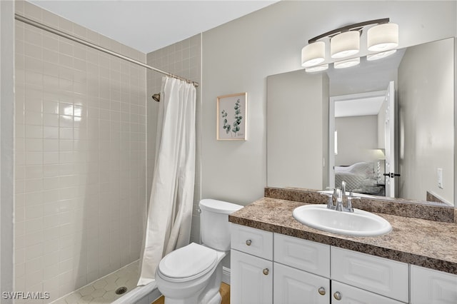 610 SW 47th Ter Unit 2, Cape Coral, FL 33914 - full bathroom with ensuite bath, vanity, and tiled shower