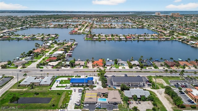 610 SW 47th Ter Unit 2, Cape Coral, FL 33914 - aerial view of residential area featuring a large body of water
