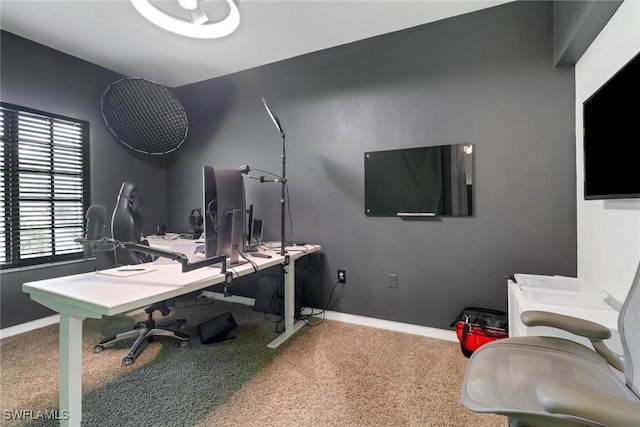 20310 Estero Gardens Cir Unit 203, Estero, FL 33928 - carpeted home office with baseboards