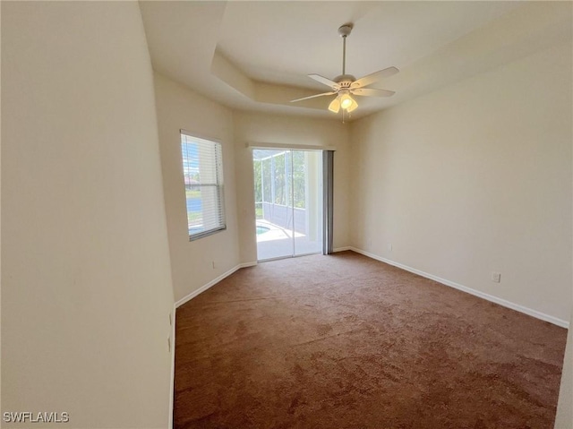 812 Grand Rapids Blvd, Naples, FL 34120 - empty room with carpet floors and ceiling fan