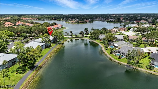 800 New Waterford Dr Unit A202, Naples, FL 34104 - aerial perspective of suburban area with a nearby body of water