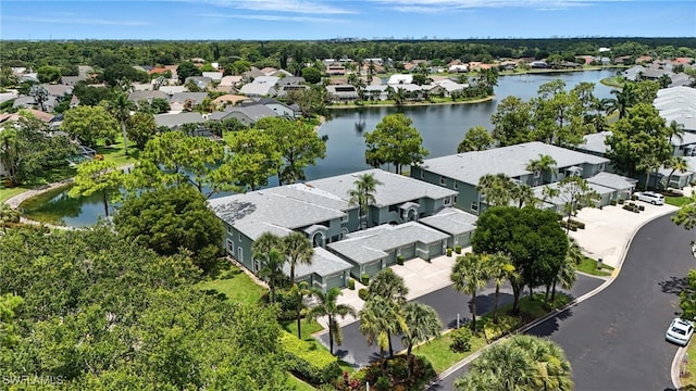 800 New Waterford Dr Unit A202, Naples, FL 34104 - aerial view of residential area with a nearby body of water