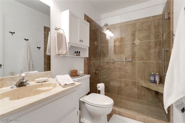 3110 10th Ave SE, Naples, FL 34117 - bathroom featuring a shower stall and vanity