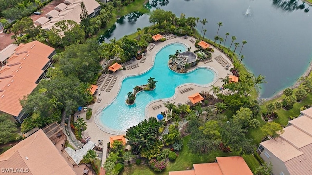 2370 Magnolia Ave Unit 6807, Naples, FL 34112 - bird's eye view of a pool area