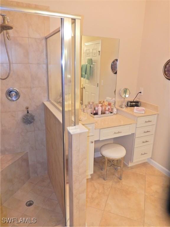 11775 Avingston Ter, Fort Myers, FL 33913 - bathroom with a shower stall and tile patterned flooring