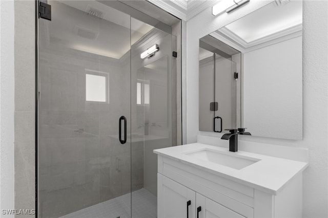 465 Donora Blvd, Fort Myers Beach, FL 33931 - full bath with vanity and a stall shower
