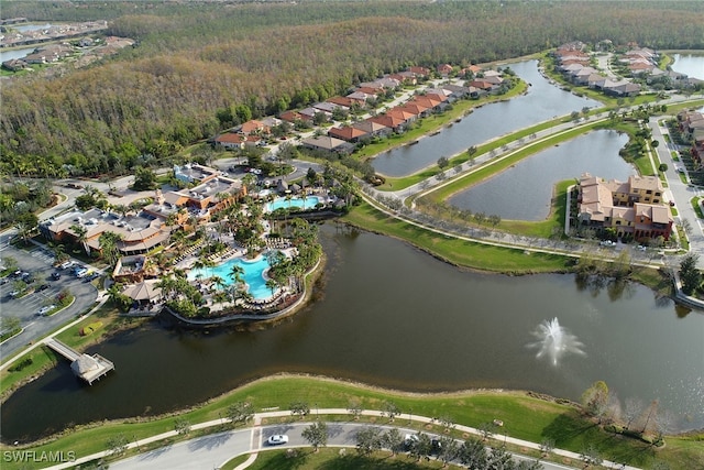 11330 Hidalgo Ct, Fort Myers, FL 33912 - aerial overview of property's location featuring a forest and a nearby body of water