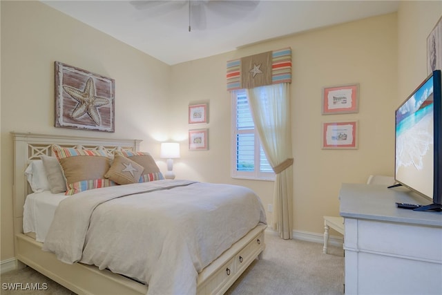 11330 Hidalgo Ct, Fort Myers, FL 33912 - bedroom featuring light colored carpet and a ceiling fan