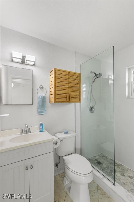 4811 Shady River Ln, Fort Myers, FL 33905 - full bathroom featuring walk in shower and vanity