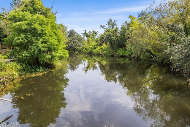 4811 Shady River Ln, Fort Myers, FL 33905 - water view featuring a heavily wooded area
