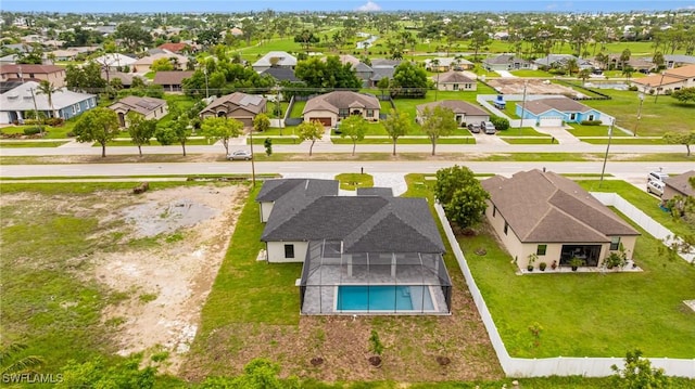 1117 SW Trafalgar Pkwy, Cape Coral, FL 33991 - aerial view of residential area with a pool