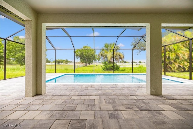1328 SW 22nd Pl, Cape Coral, FL 33991 - swimming pool with a lanai, a patio area, and a yard