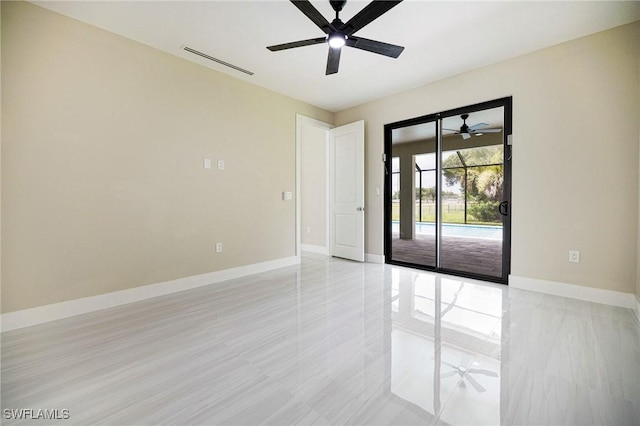 1328 SW 22nd Pl, Cape Coral, FL 33991 - unfurnished room featuring a ceiling fan