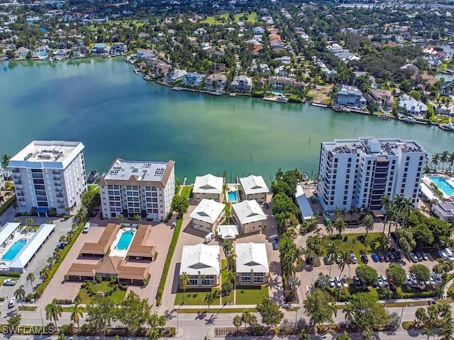 2500 Gulf Shore Blvd N Unit S9, Naples, FL 34103 - drone / aerial view of a large body of water and a pool area