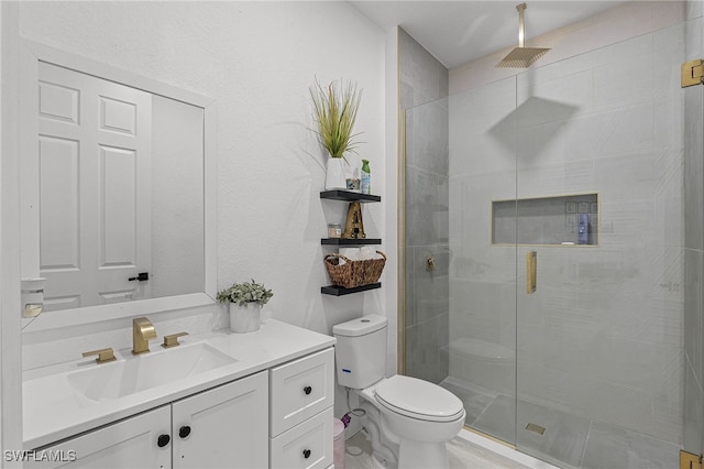 4868 Chisholm Park Trl, Saint Cloud, FL 34771 - full bathroom featuring a shower stall and vanity