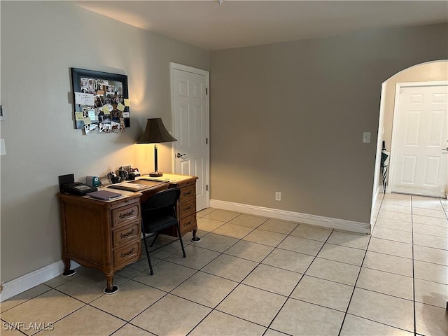 4620 Parrot Ave, Naples, FL 34104 - office space featuring arched walkways and light tile patterned flooring